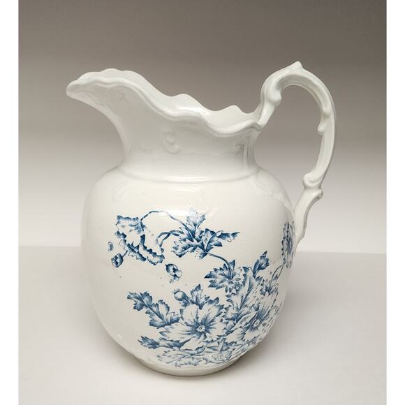 Warranted England Antique 1940s 5pc Pitcher/ Basin Wash Set Super Rare Find - Picture 12 of 16